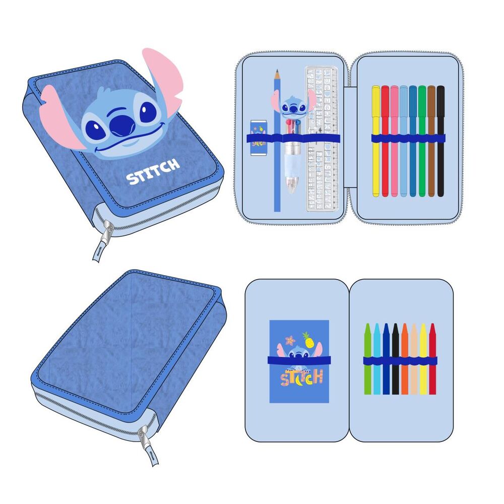 Plumier Stitch Disney doble Frikytopia