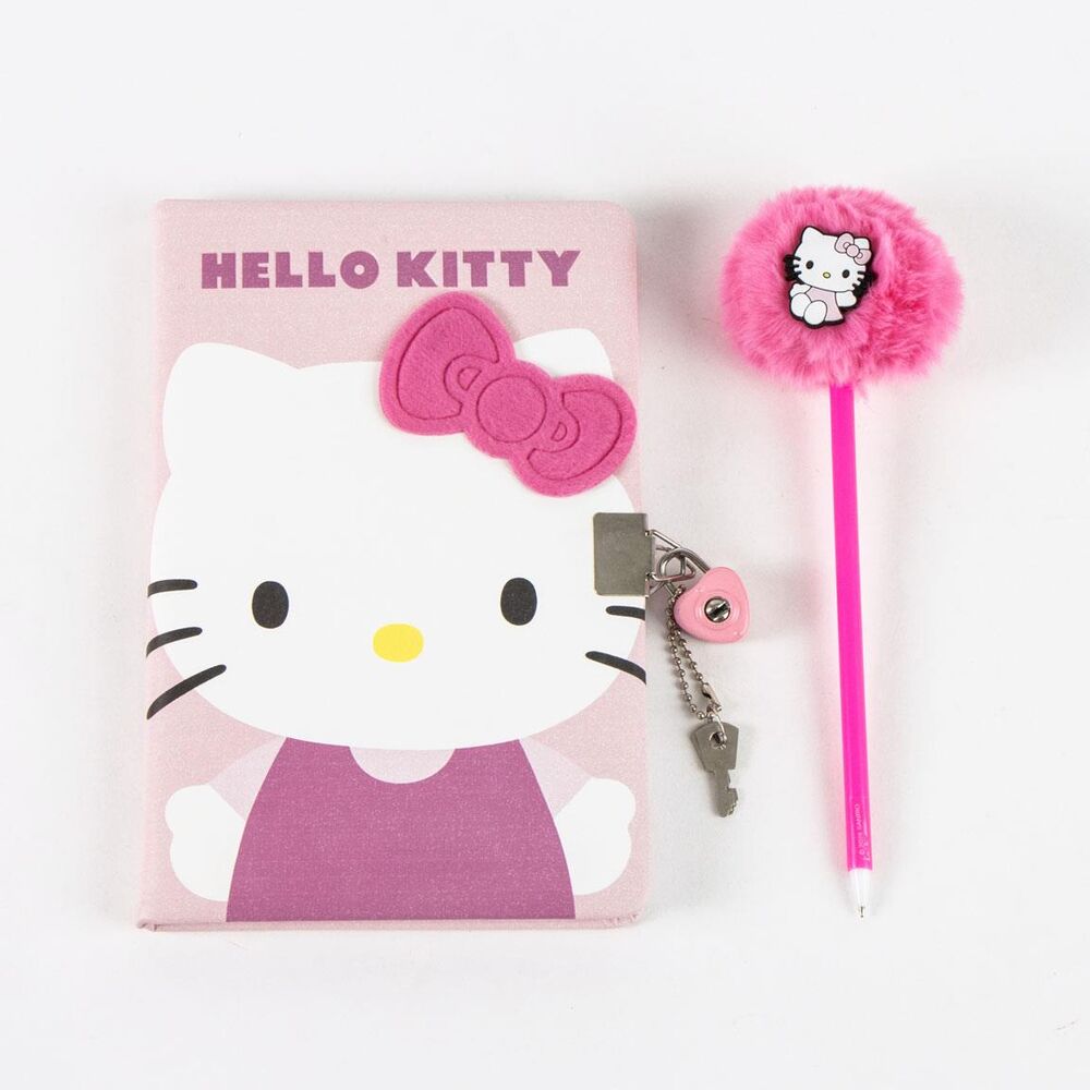Sanrio Set de Papelería Fantasía Hello Kitty Rosa Expositor (8)