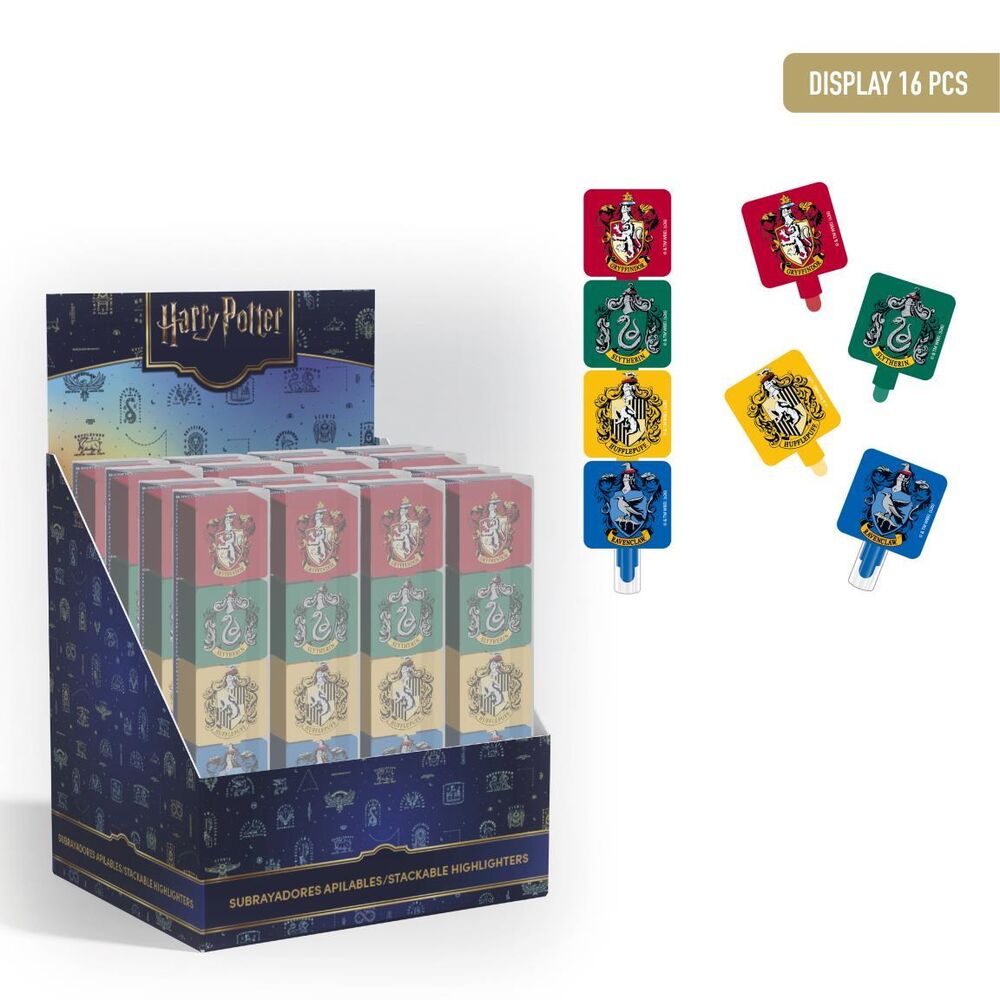 Harry Potter Marcadores Fluorescentes Apilables Expositor (16)