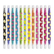 Set 12 rotuladores borrables Fruits Pusheen