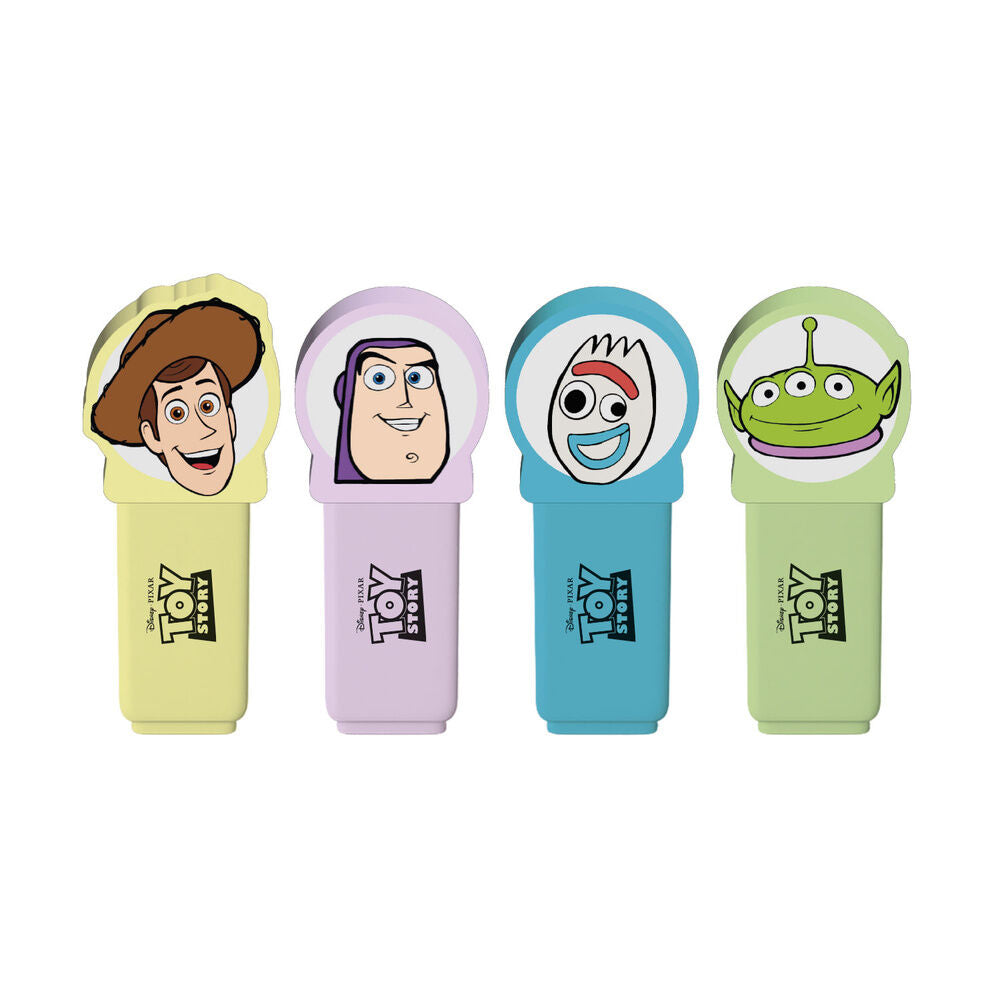 Toy Story Subrayadores con Toppers Set de 4