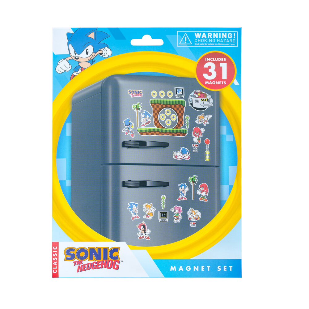 Set imanes troquelados Sonic the Hedgehog Frikytopia