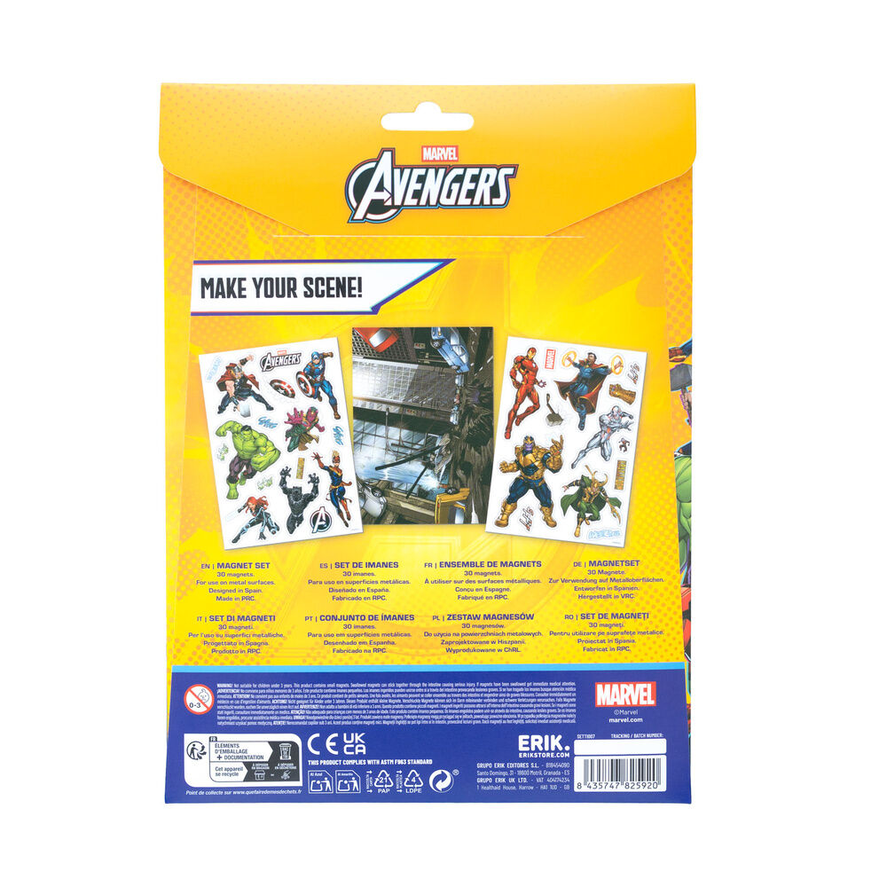 Marvel Set de Imanes Troquelados Avengers