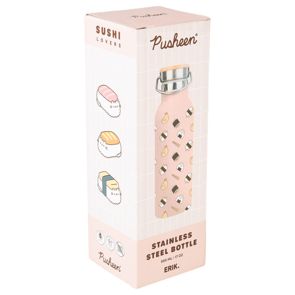Garrafa Metálica Sushi Roll Pusheen