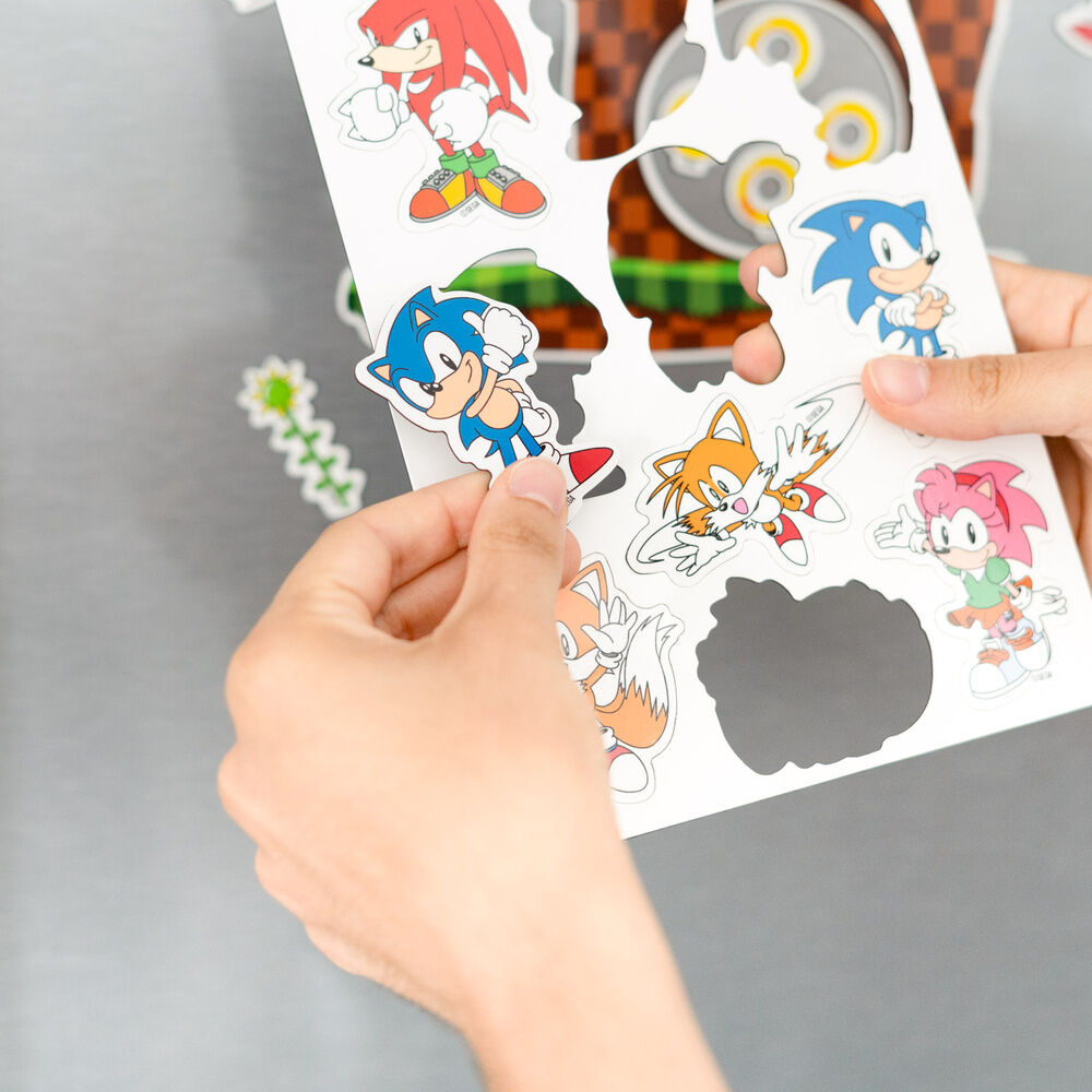 Set imanes troquelados Sonic the Hedgehog
