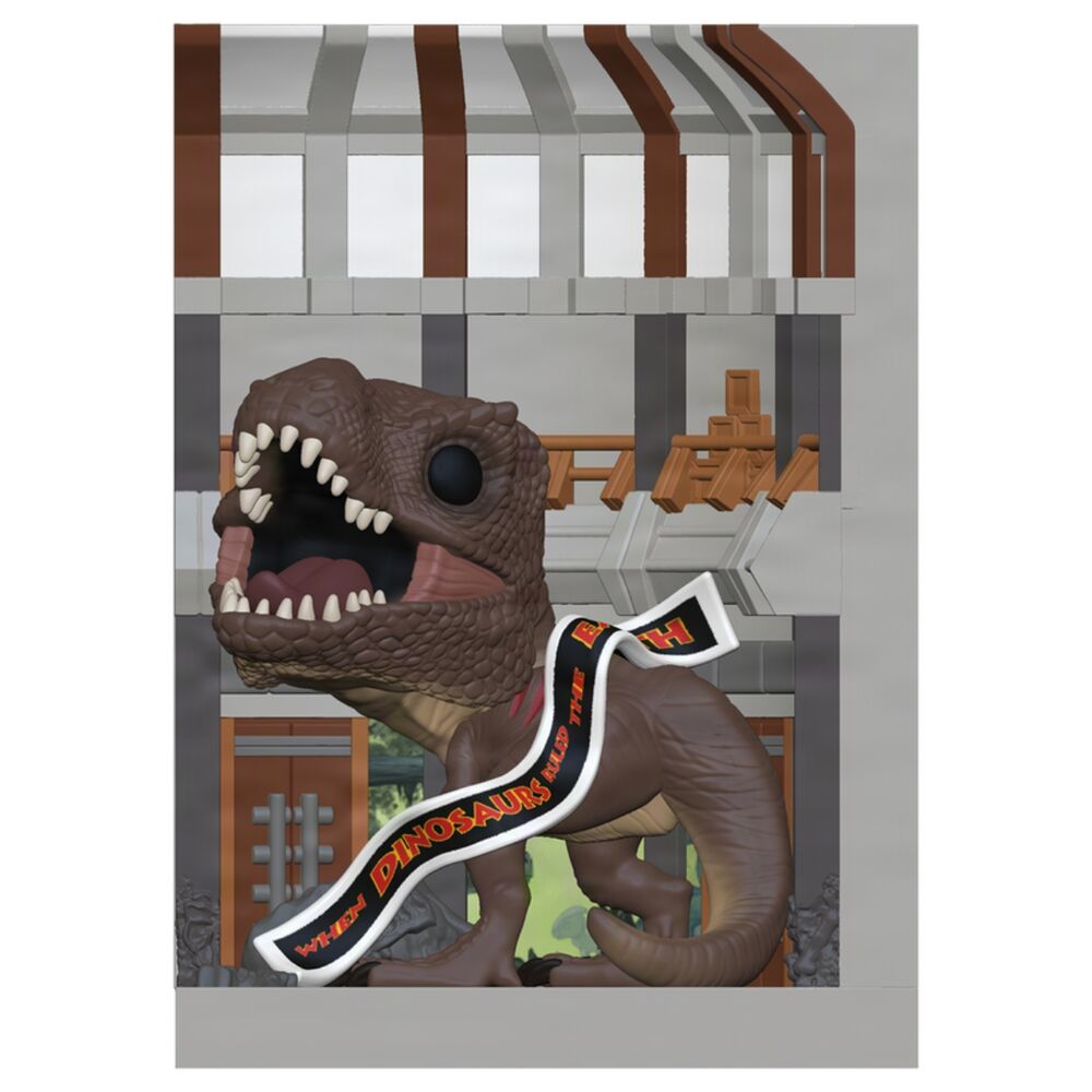 Jurassic Park POP! Nooks Diorama de vinilo Visitor's Center 16 cm