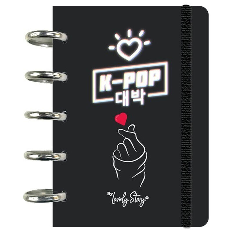 Cuaderno A6 Black K-Pop Frikytopia