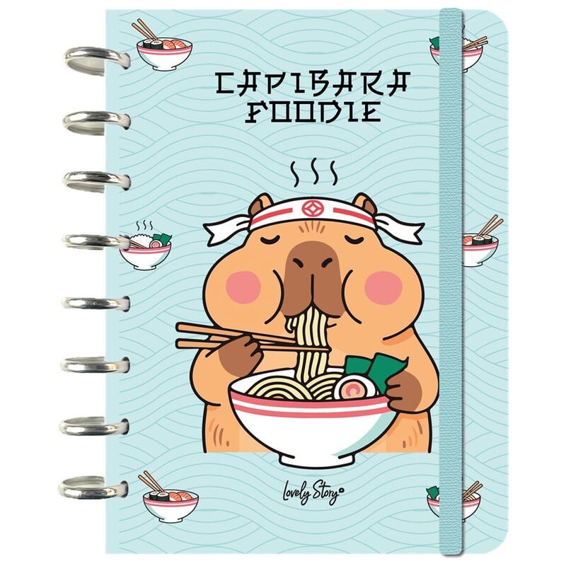 Cuaderno A5 Foodie Capibara Frikytopia