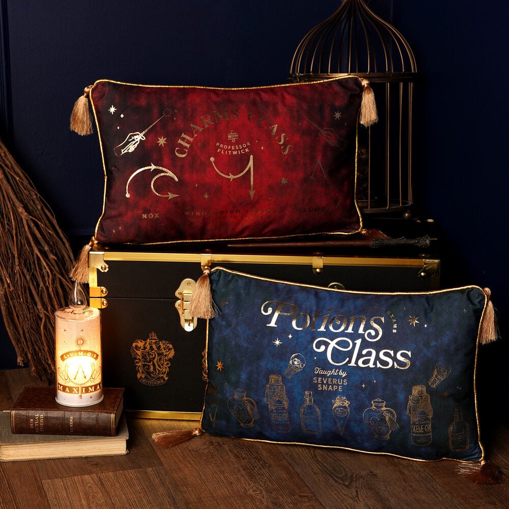 Cojin velvet Charms Class Harry Potter