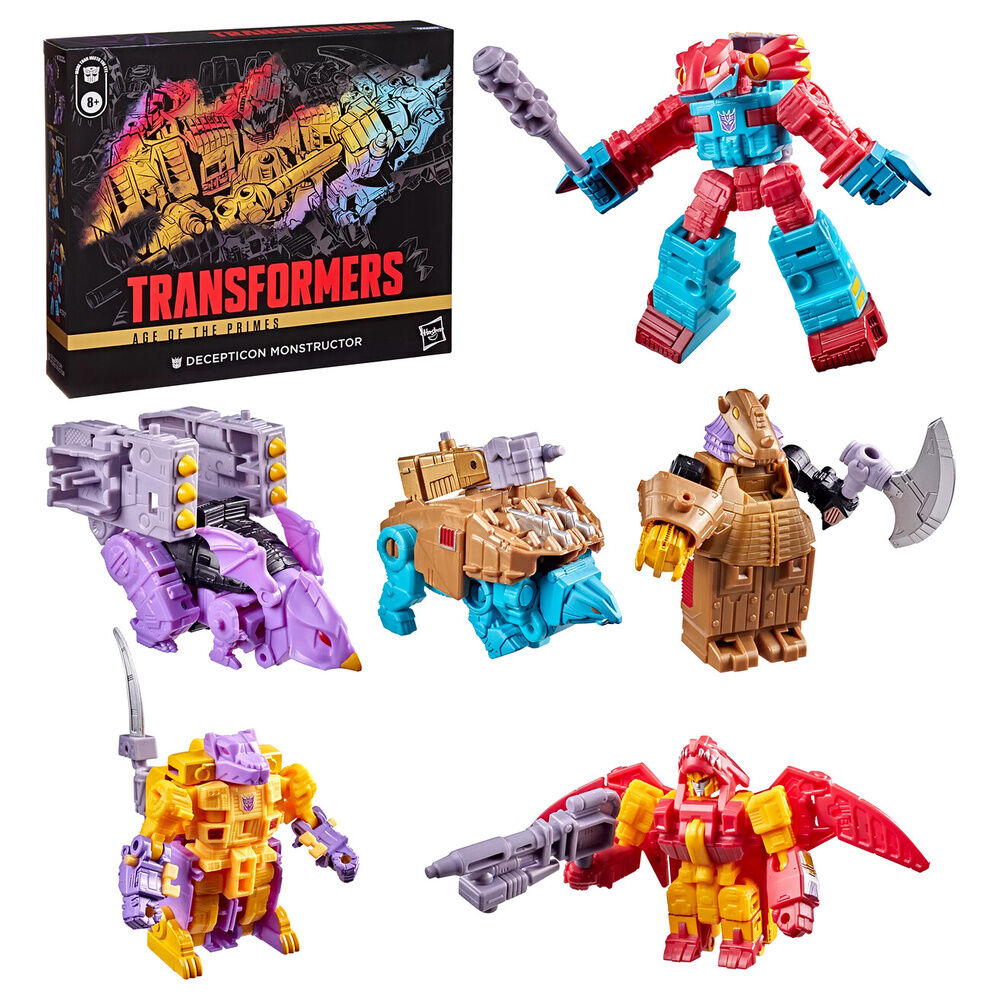 Figuras hasbro transformers age of the prime decepticon monstructor
