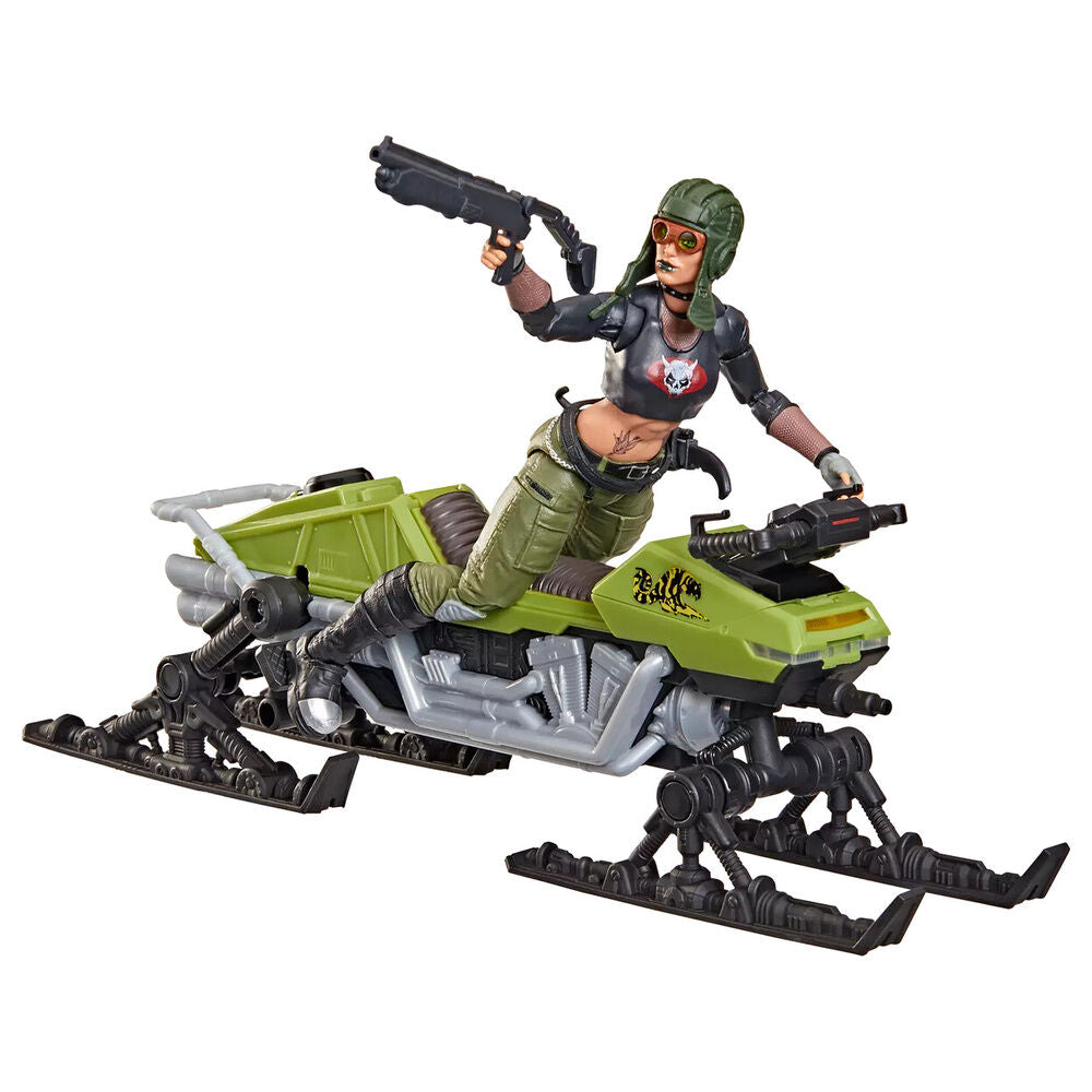 G.I. Joe Classified Series Figura y Vehículo #194 Zanya y Dreadnok Chameleon (Swamp Skier) 15 cm