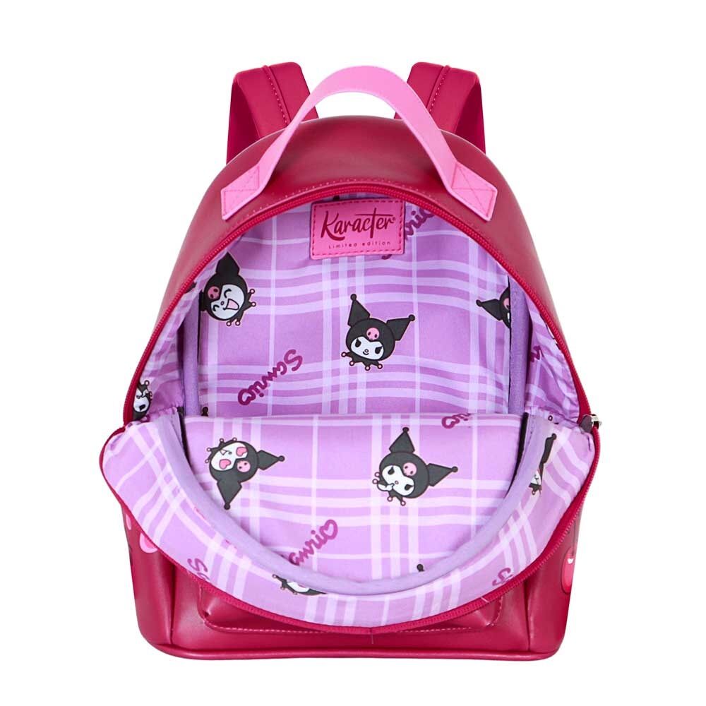 Mochila Cherry Kuromi Hello Kitty 25cm