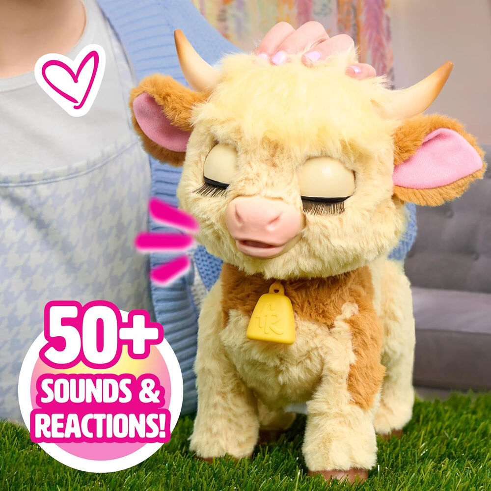 Peluche interactivo Vaca Maggie FurReal