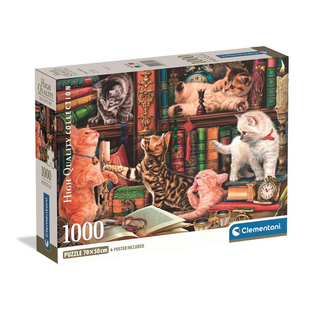 Puzzle Curious Whiskers 1000pzs Frikytopia