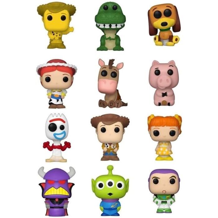 Toy Story Display de 32 Figuras Bitty POP! Vinyl PDQ 2,5 cm