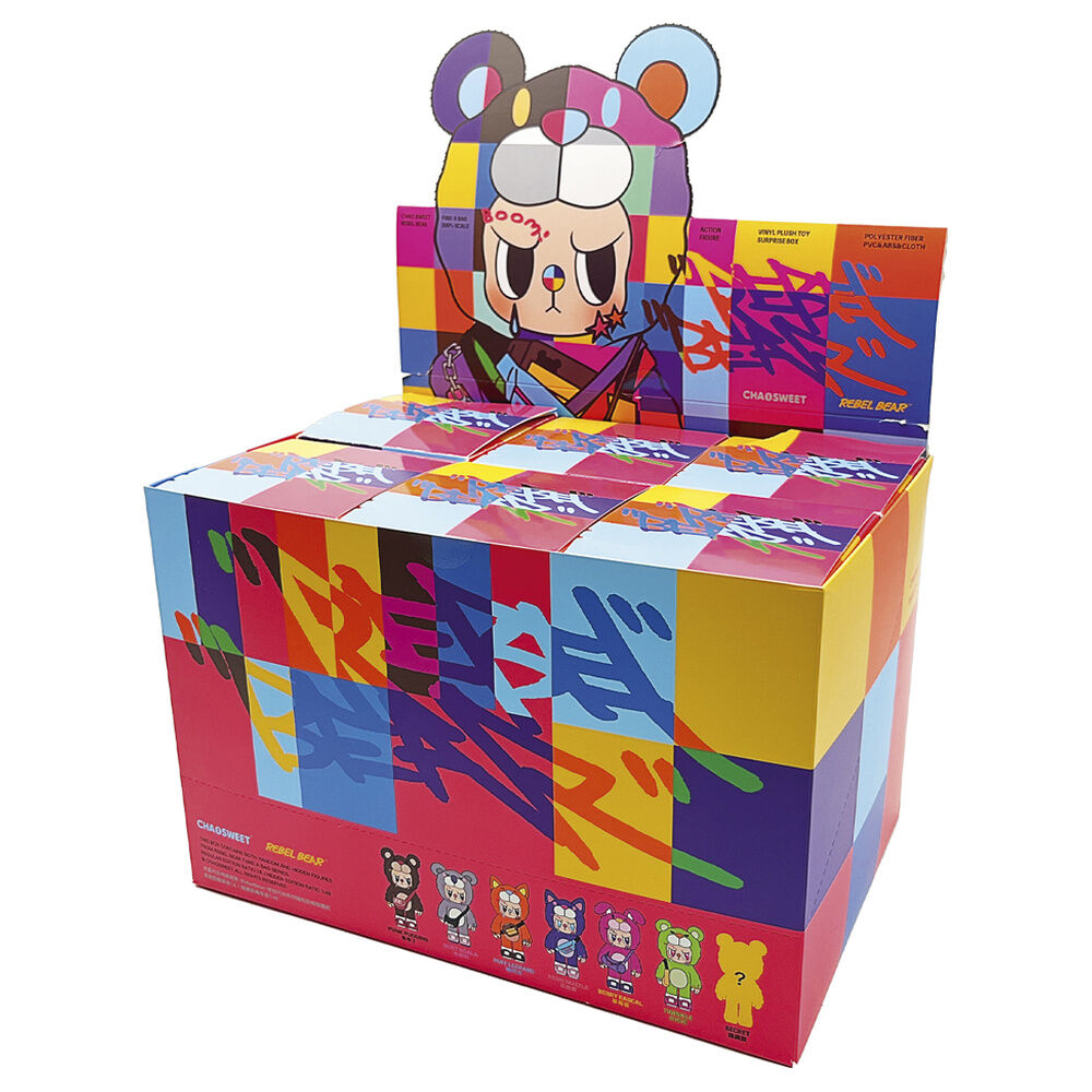 Rebel Bears figuras peluche Blind Box  Movable Series 18 cm Surtido (6)