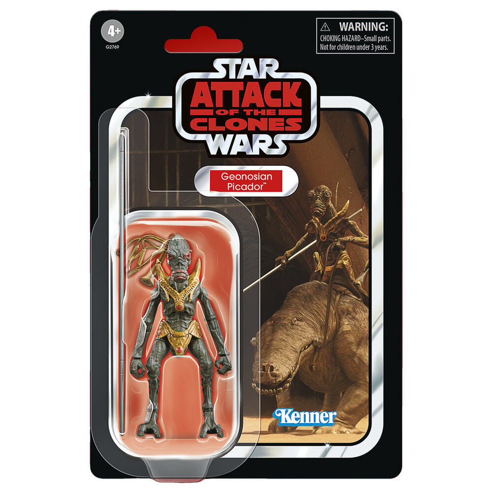 Figura hasbro star wars attack of the clones geonosian picador