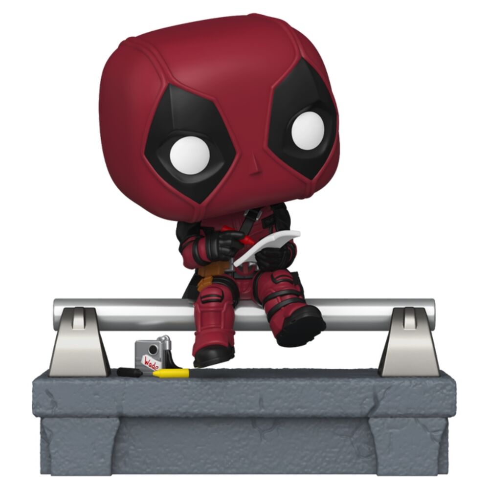 Marvel POP! Deluxe Vinyl Figura Deadpool on Bridge 9 cm