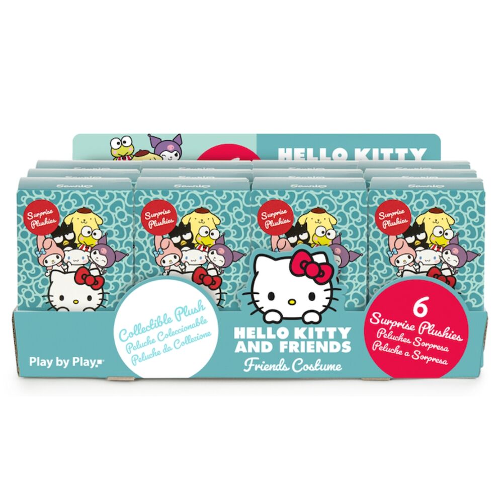 Hello Kitty &amp; Friends Peluches Costume Blind Box 16 cm Surtido (12)