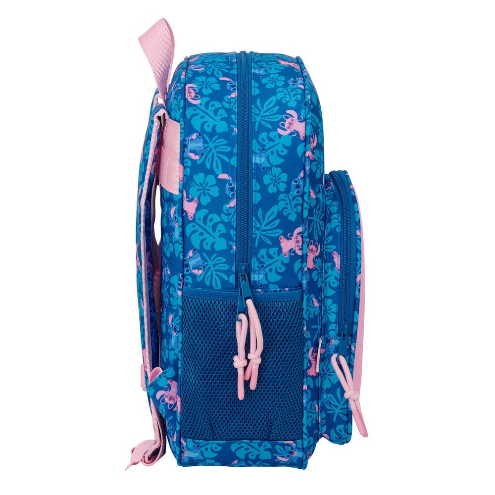 Mochila Angel & Stitch Disney 38cm adaptable