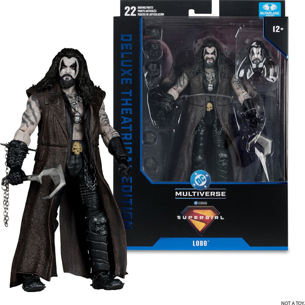 DC THEAT DLX 7IN  SUPERGIRL MOVIE 2026 LOBO ACTION Figura