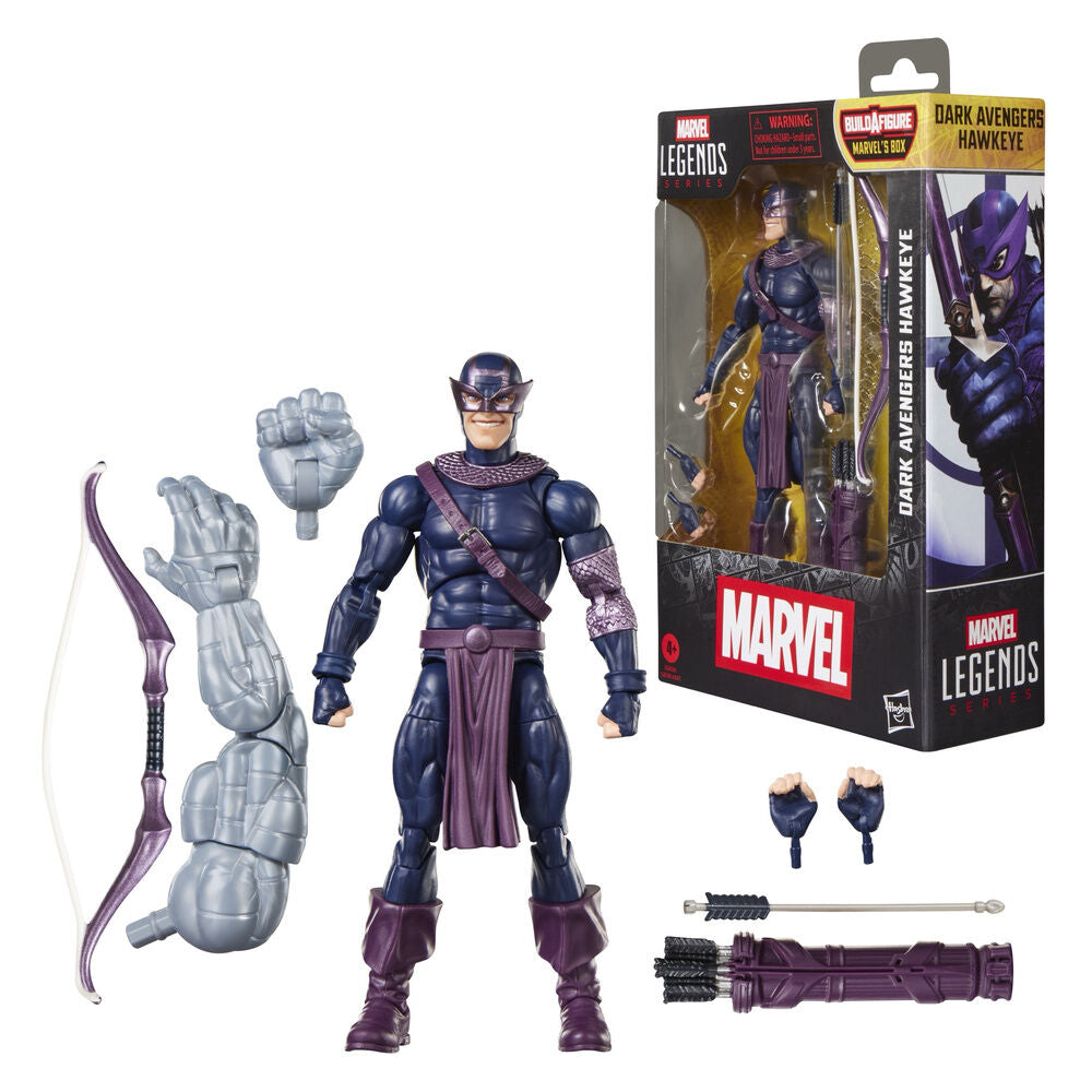 Figura Dark Avengers Hawkeye Marvel Legends Series 15cm