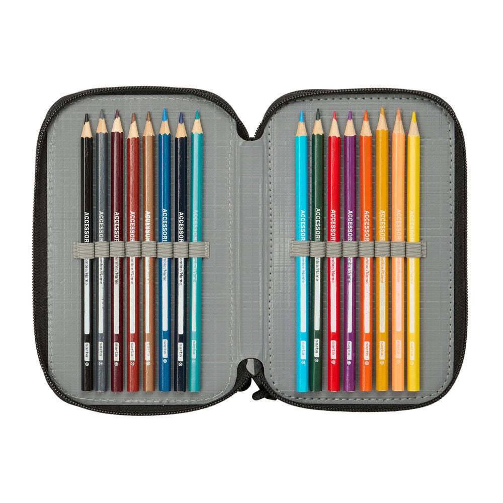 Plumier Screen Minecraft triple 37pzs