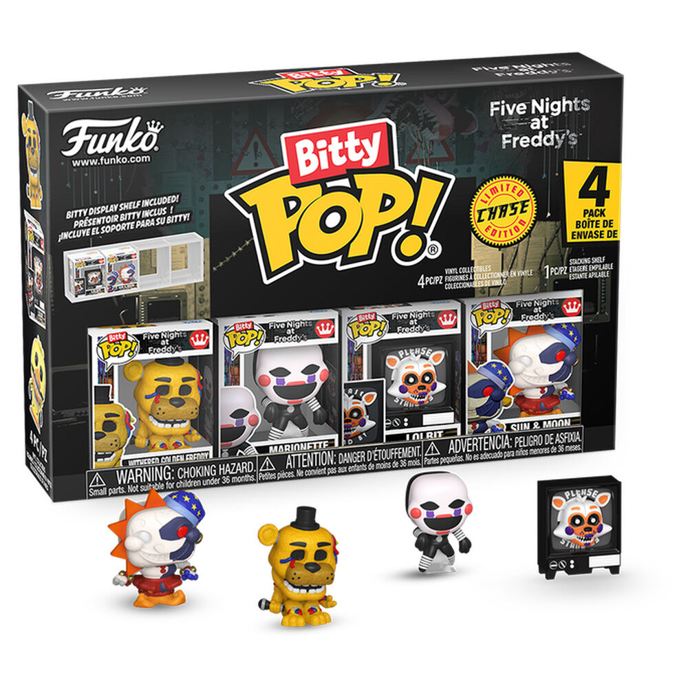 Blister 4 figuras Bitty POP Five Nights at Freddy´s Edicion Limitada Frikytopia