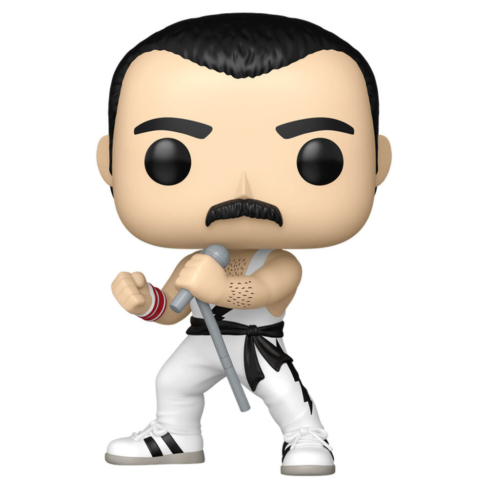 Queen Figura POP! Rocks Vinyl Freddie Mercury (white singlet) 9 cm