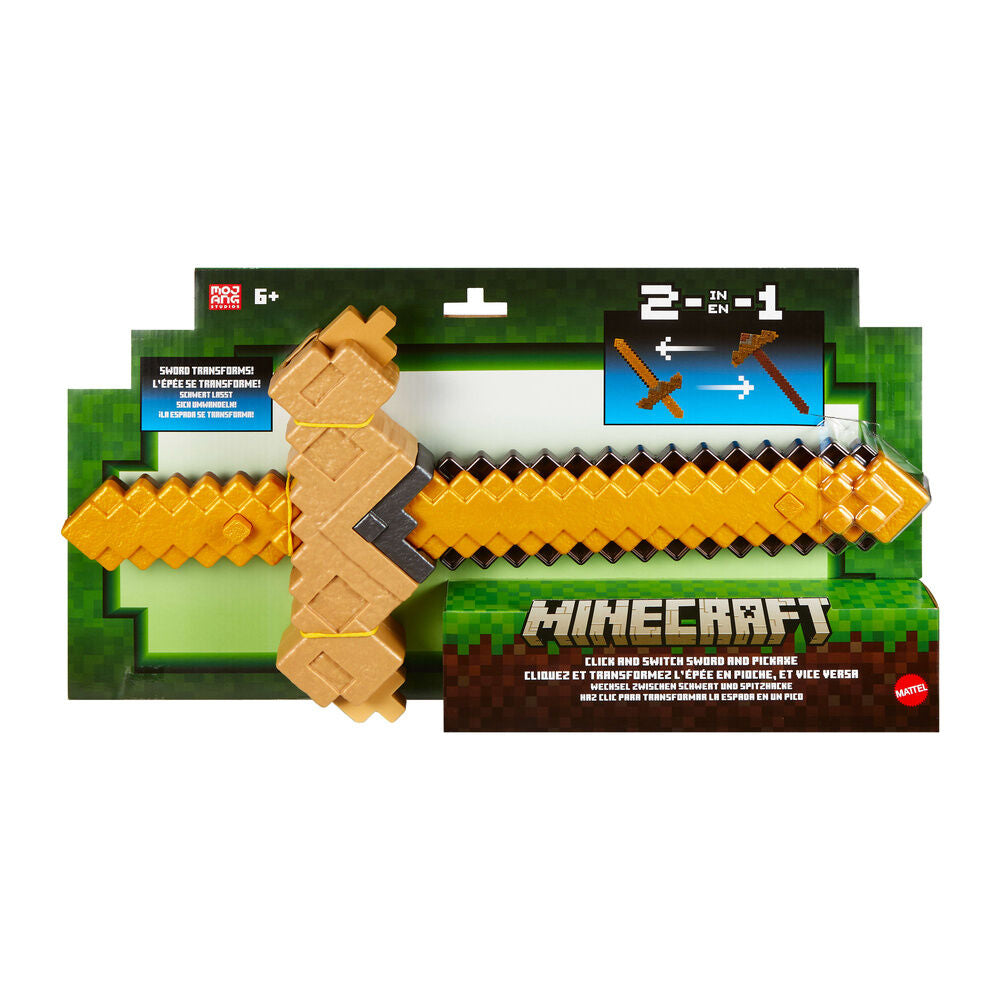 Espada Pico Transformable Minecraft Frikytopia