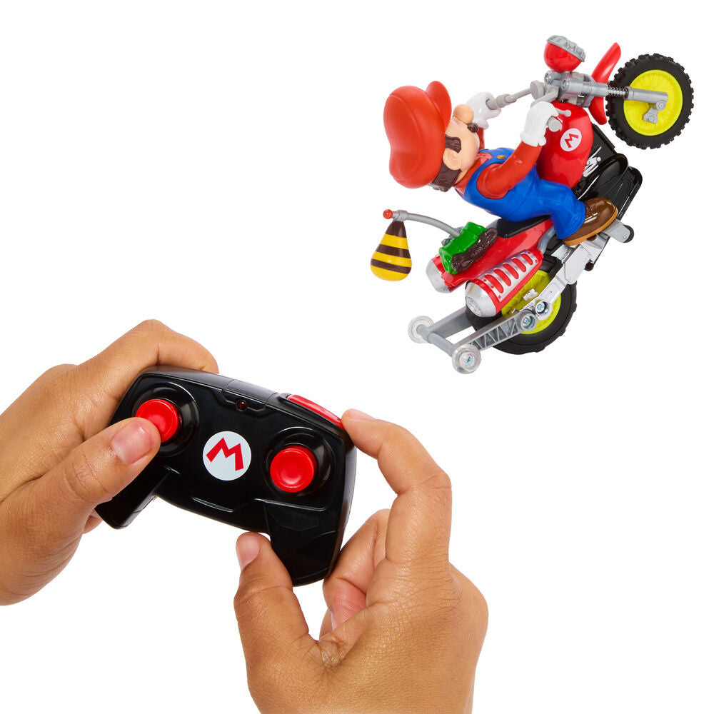 Super Mario Galaxy: la película Hot Wheels Vehículo Radiocontrol Mario Wheelie Motocross