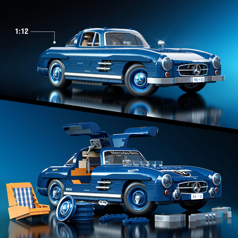 Set Construccion Premium Mercedes 300SL Hot Wheels
