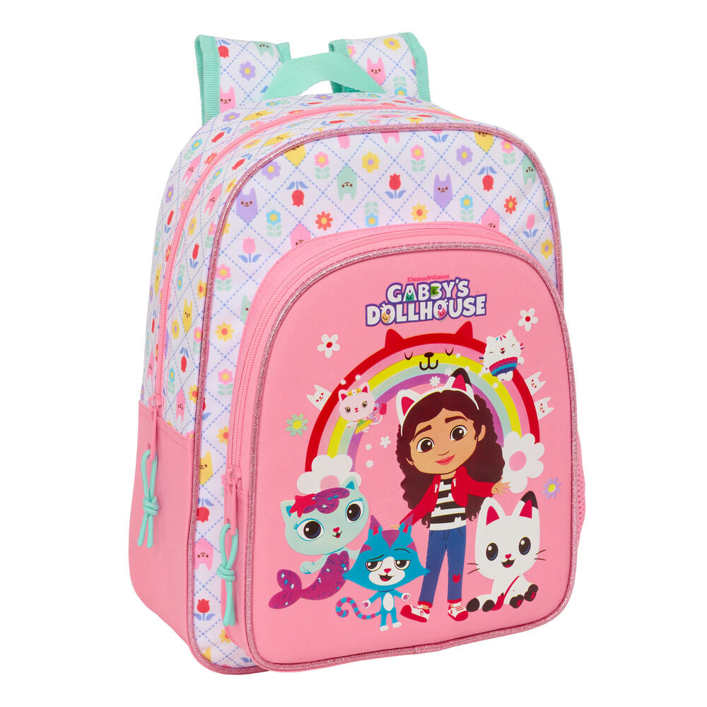 Mochila La Casa de Muñecas de Gabby 34cm adaptable Frikytopia