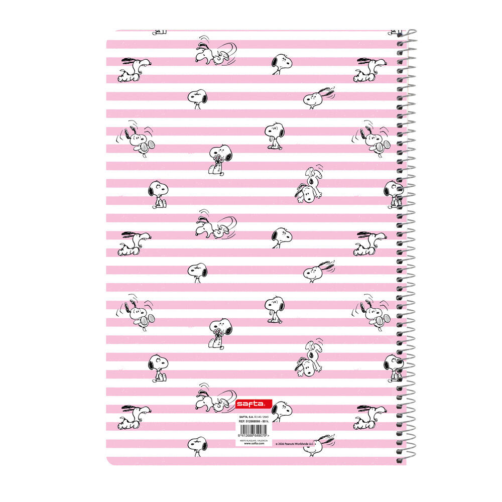 Caderno A4 Snoopy
