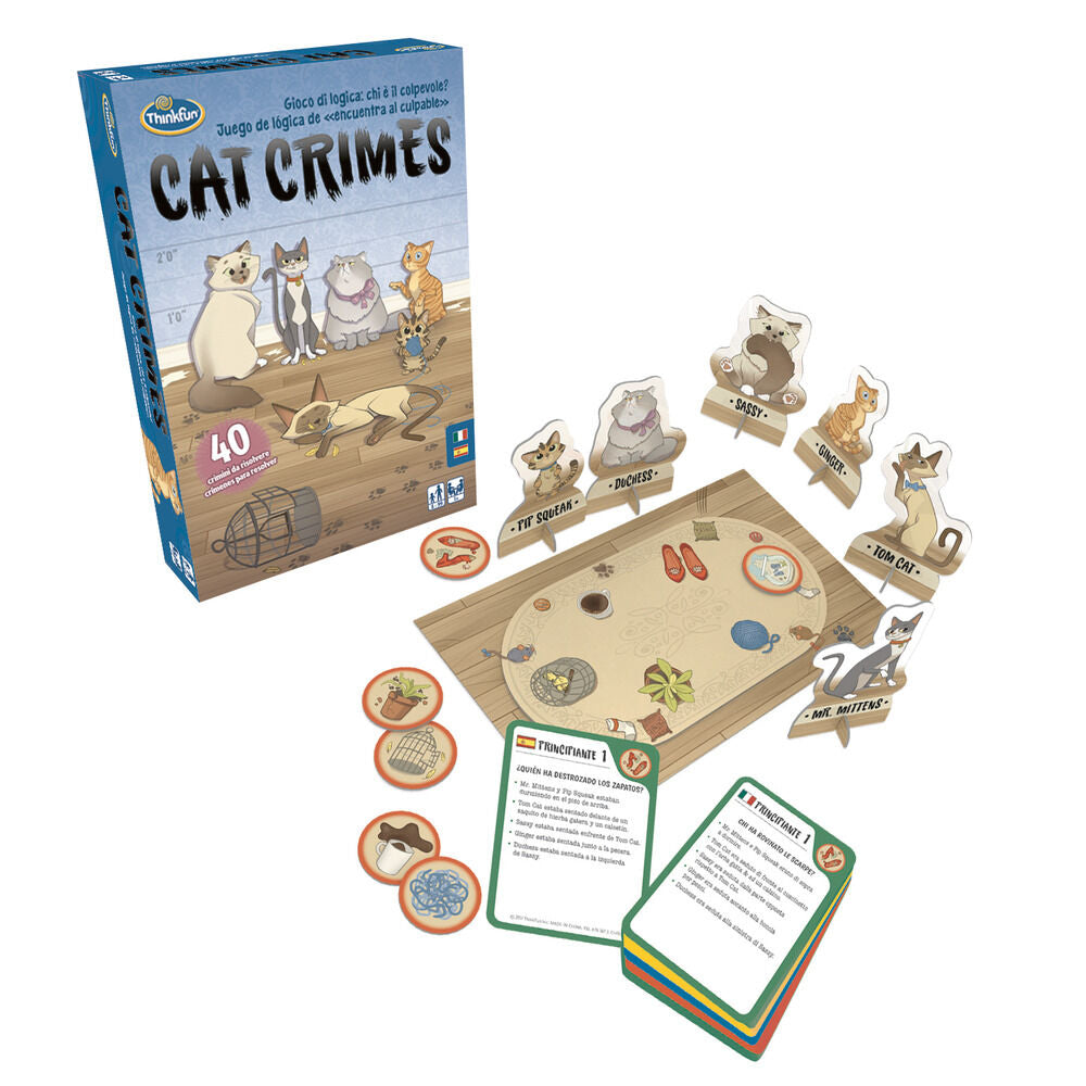 Juego de mesa Cat Crimes Frikytopia