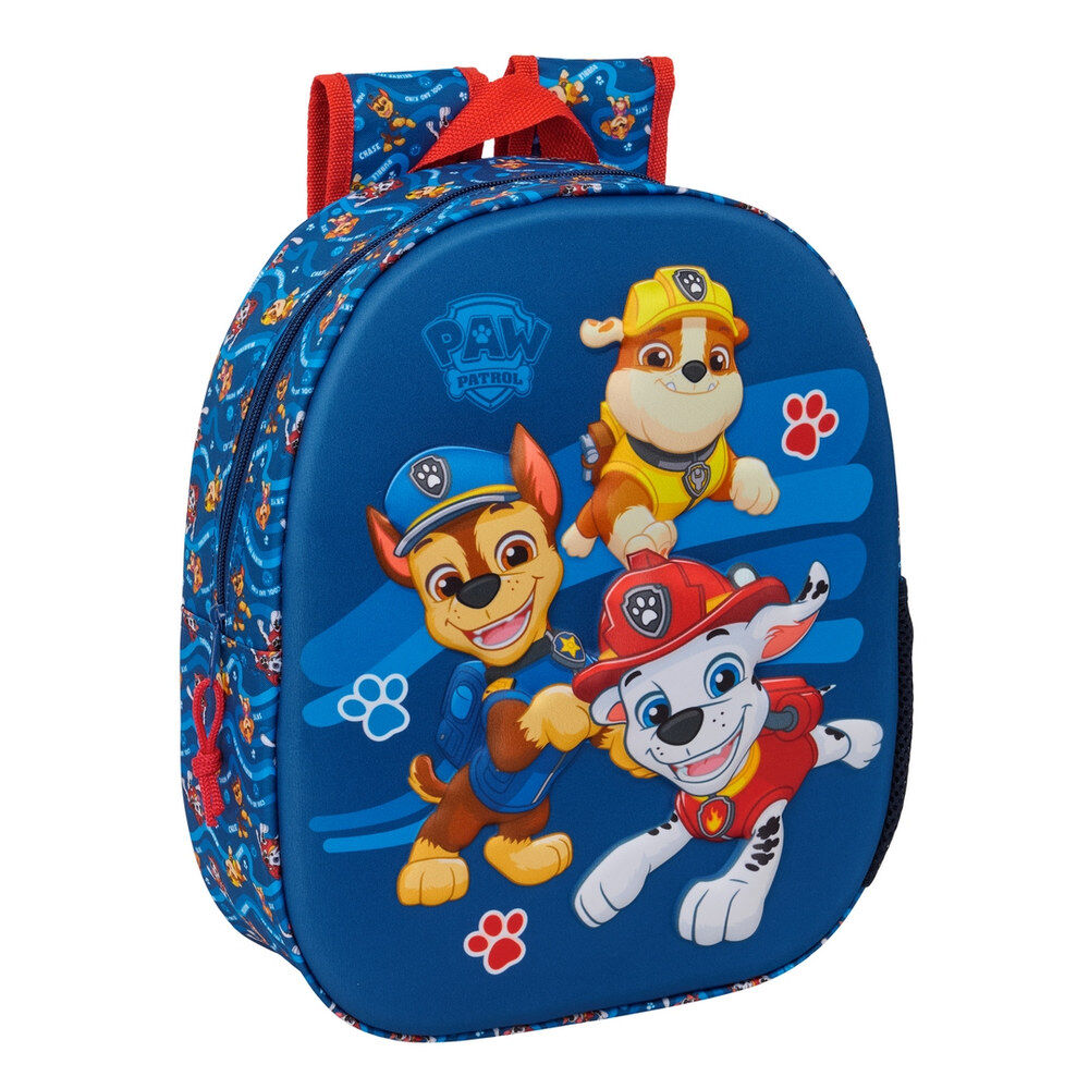 Mochila 3D Patrulla Canina Paw Patrol 33cm Frikytopia
