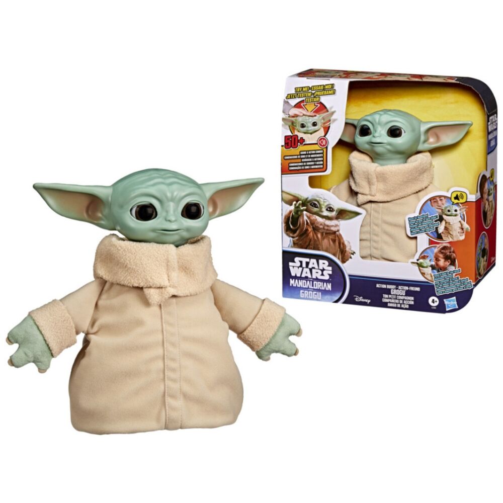 Star Wars: The Mandalorian & Grogu Grogu Compañero de acción 25 cm