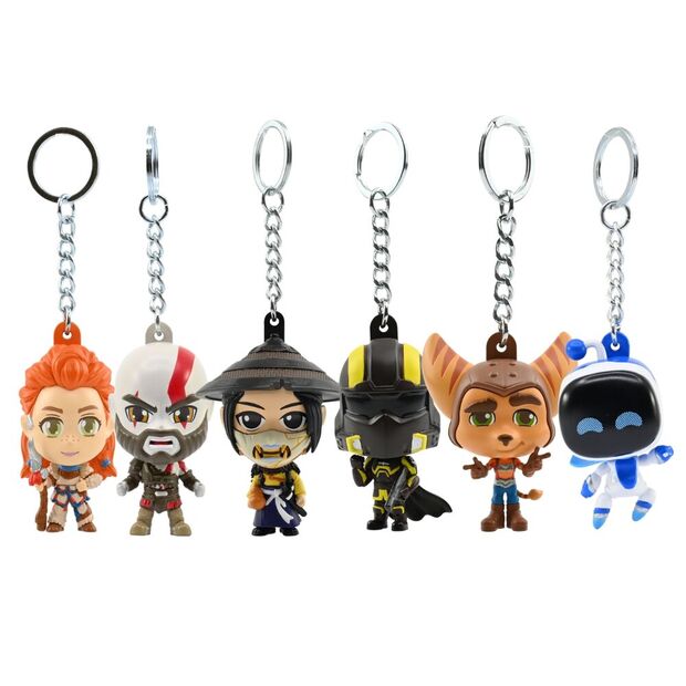 PlayStation Llaveros Pocket Hero Expositor (12)