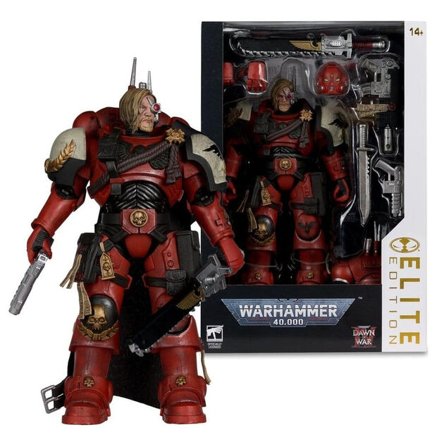 Warhammer 40000 Dawn of War McFarlane Elite Edition Figura Captain Cyrus (Dawn of War 4) 20 cm