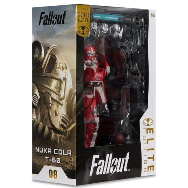 Fallout McFarlane Elite Edition Figura Fallout 76 Nuka Cola T-60 (Gold Label) 19 cm