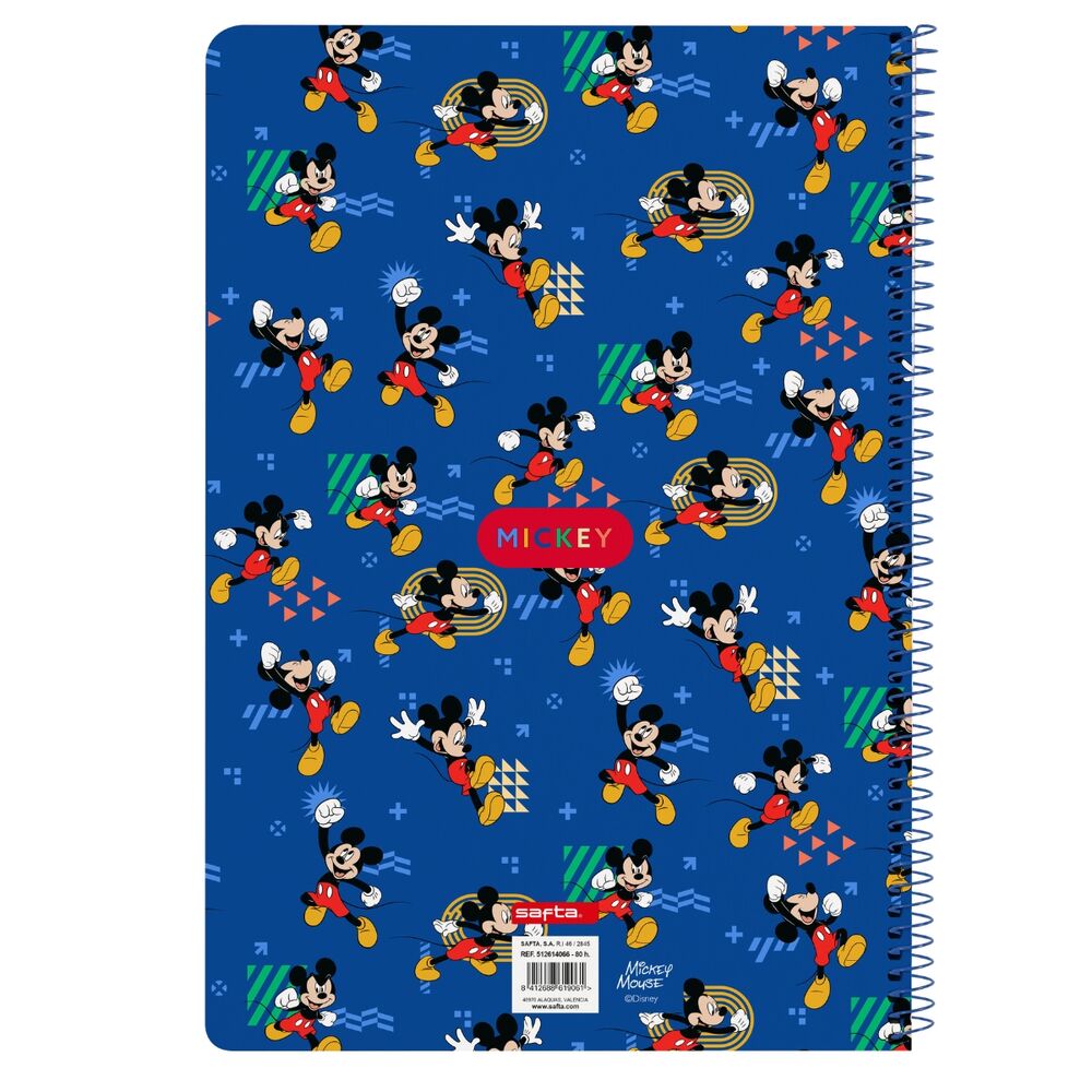 Caderno A4 Today Mickey Disney