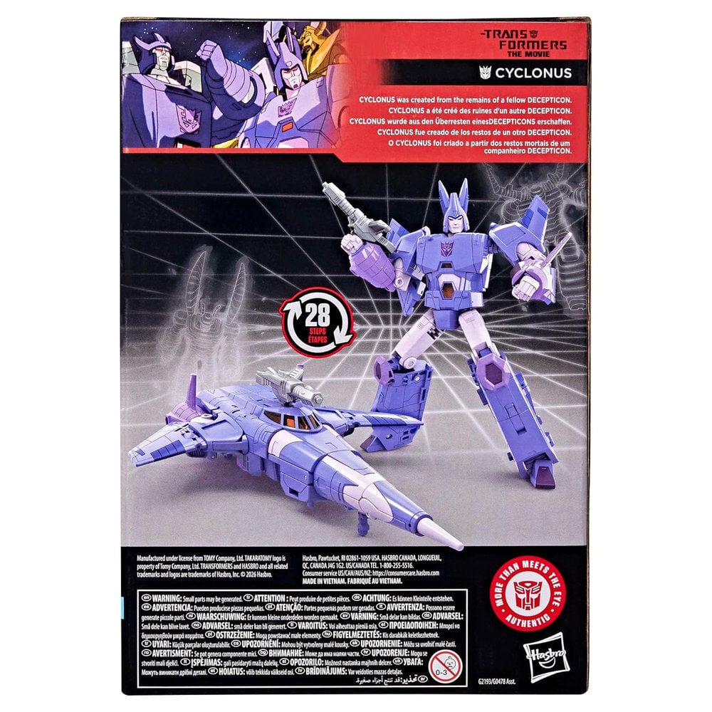 Transformers: La película Studio Series Voyager Class Figura Cyclonus 20 cm