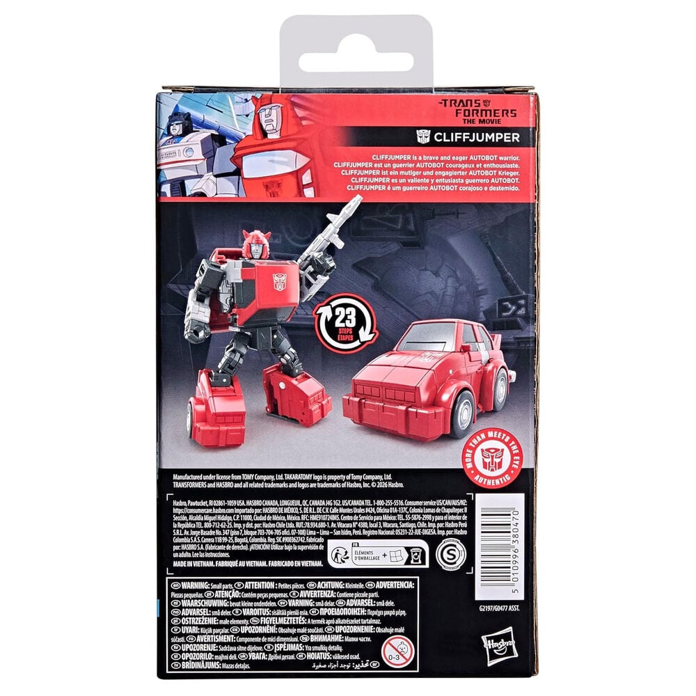 Transformers: La película Studio Series Deluxe Class Figura Cliffjumper 10 cm