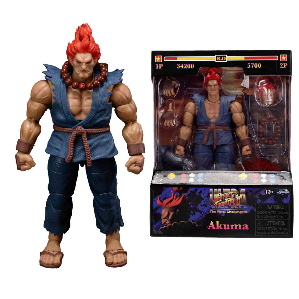 Figura Akuma Street Fighter II 17cm Frikytopia