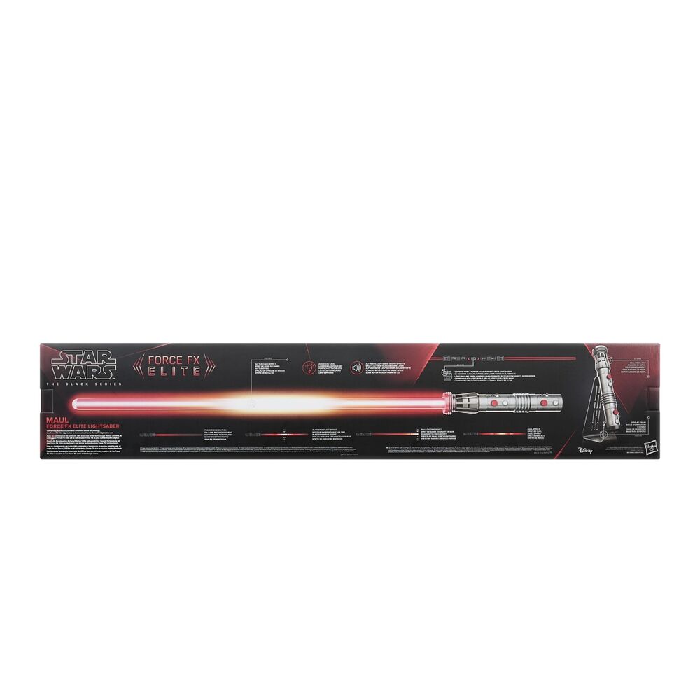 Star Wars: Maul - Shadow Lord Black Series réplica Force FX Elite Sable de Luz Maul