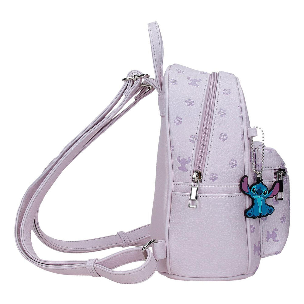 Mochila Bloom Stitch Disney 23cm