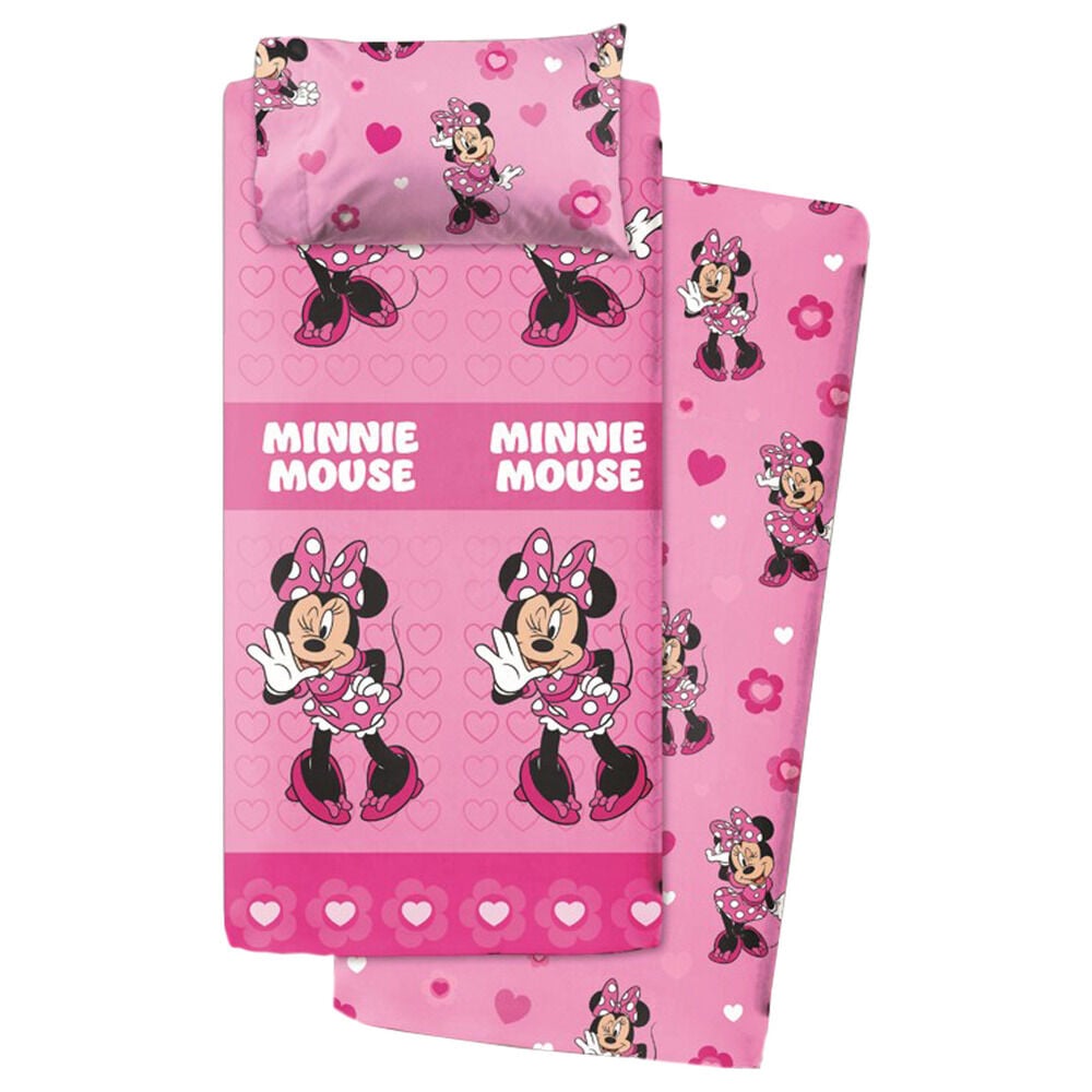Juego sabanas Minnie Disney algodon 105cm Frikytopia