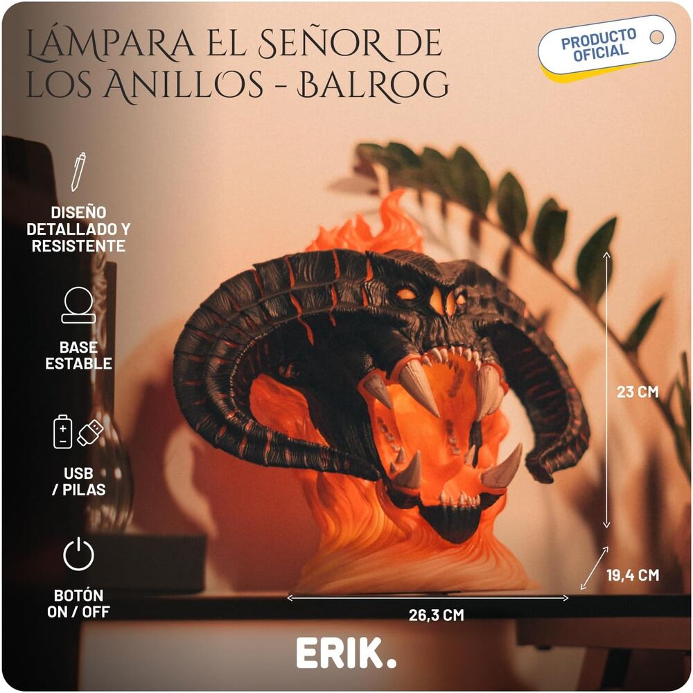 Candeeiro Balrog O Senhor dos Anéis