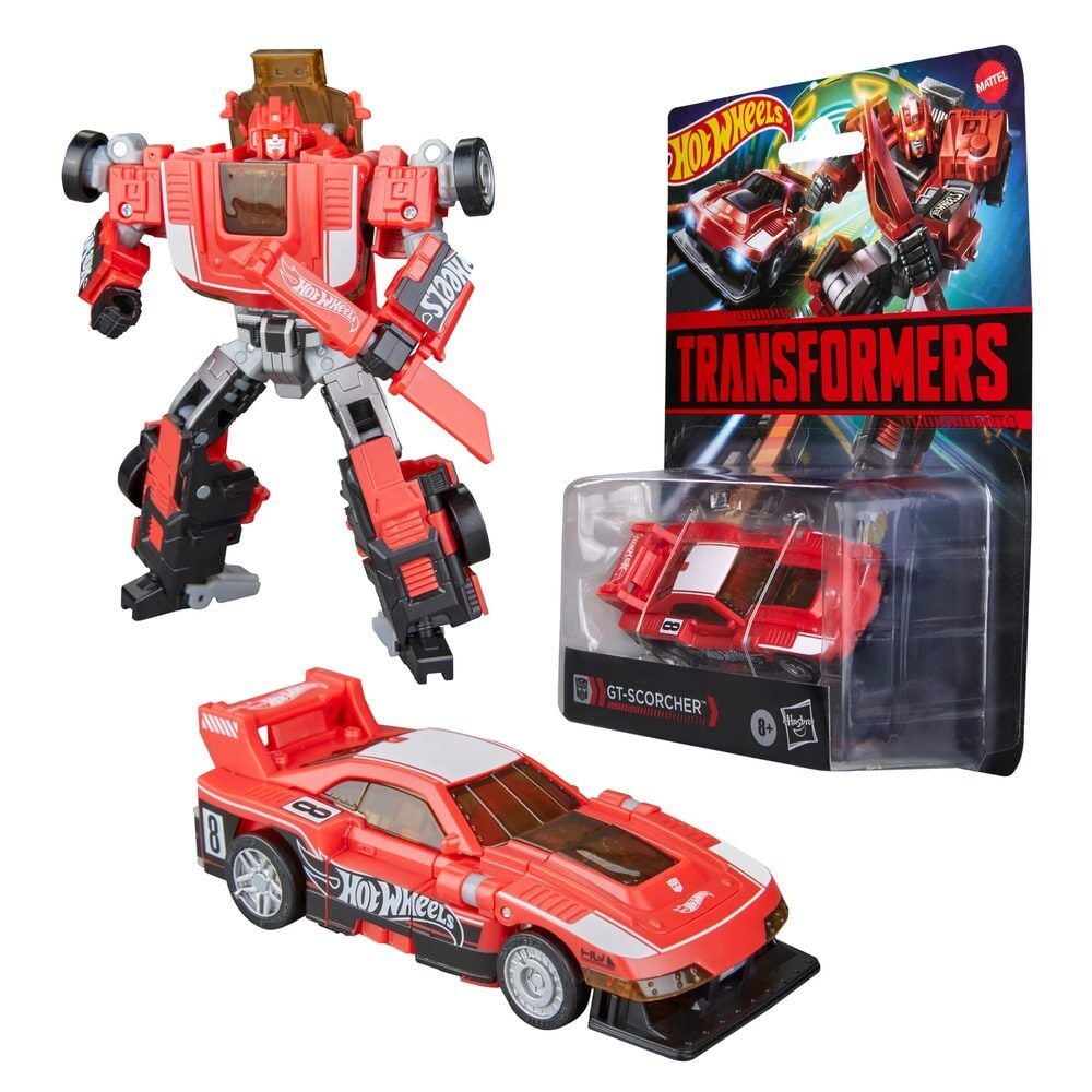 Figura Gt Scorcher Hot Wheels Transformers 12,5 cm