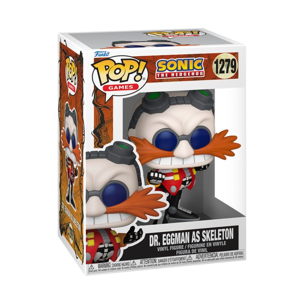Sonic the Hedgehog Figura POP! Games Vinyl Skeleton Robotnik 9 cm